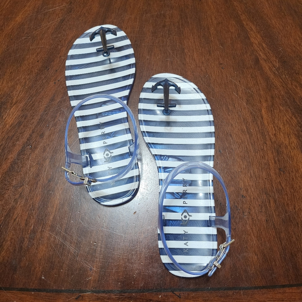 Katy Perry Shoes Women's The Geli Flat Sandal Anchor